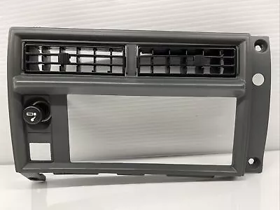 88-93 Chevy S10 Blazer GMC S15 Jimmy Radio Bezel Dash Panel Trim Cover Gray • $44.99