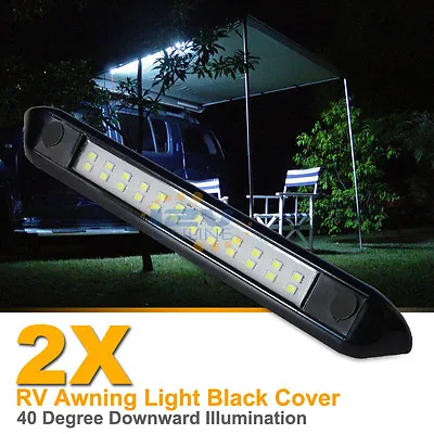 $48 • Buy 2X 12V LED Awning Light RV Camper Trailer Boat Exterior Camping Bar Lamp Cool W