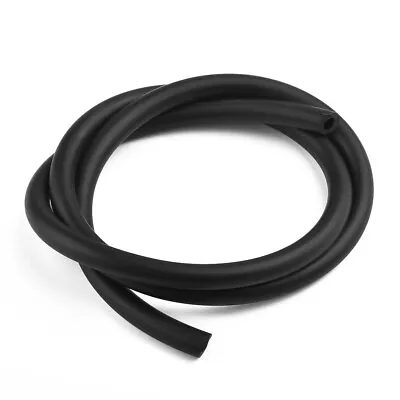 $6.50 • Buy 6mm 1/4 ID Full Silicone Fuel Air Vacuum Hose Line/Pipe/Tube 1 Meter Black