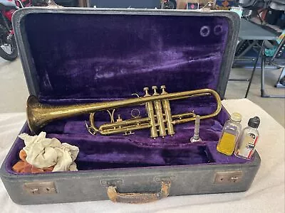 Vintage 1930’s King Liberty Trumpet H.N. White Cleveland With Case • $235.99