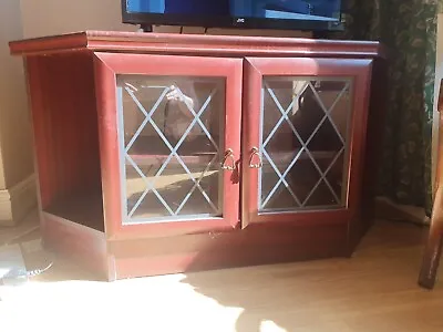 £15 • Buy Tv Cabinet.wooden And Glass...good Condition.enfield Town.....