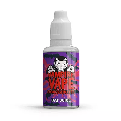 £4.95 • Buy Vampire Vape Concentrate Bat Juice DIY +60 More Flavours 30ml/10ml New Recipes