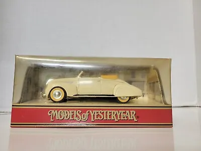 1992 Matchbox Models Of Yesteryear Y64 1938 Cream LINCOLN ZEPHYR DIE-CAST 1:43 • $17.99