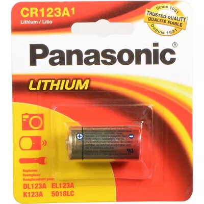 Panasonic CR123A 3V Lithium Battery • $19.50