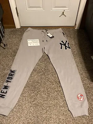 NWT Pro Standard MLB New York Yankees Grey Jogger Sweatpants Men’s Sz 3XL • $64.99