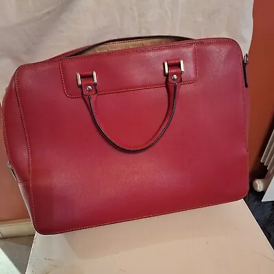 Gianni Conti Red Laptop Bag / Brief Case • £27.99