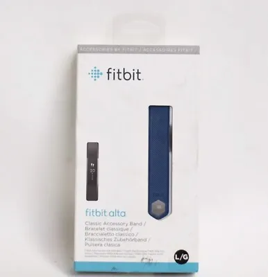 Fitbit Alta Classic Band Large FB158ABBUL - Blue • $10