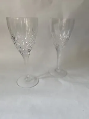 Set Of 2 Vintage Crystal Wine Glasses Edinburgh Crystal • £12.99