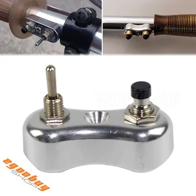 $13.56 • Buy Motorcycle Handlebar Button Toggle Switch-Block For Cafe Racer Honda Suzuki BMW