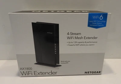 $179.99 • Buy Netgear EAX20 AX1800 4-Stream WiFi 6 Mesh Extender [EAX20-100AUS]