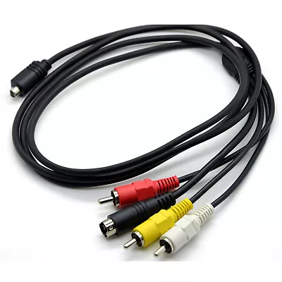 Sync RCA AV TV Out Video Cable For Sony DCR-SR5 E DCR-SR7 E DCR-SR8 E HDR-SR11 E • $11.99