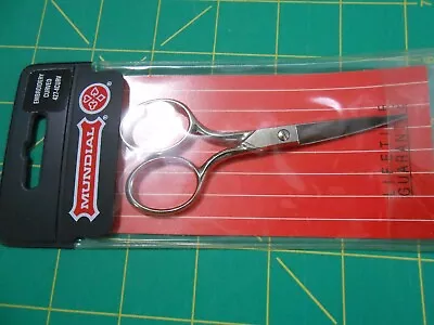 Mundial 427- Embroidery Curved Scissors Silver 4  • $10