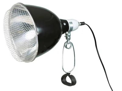 £38.99 • Buy Terrarium Reflector Clamp Lamp Safety Guard 21×21cm Max-250W Ceramic Bulb Holder