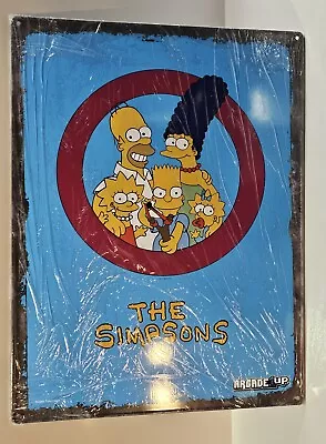 The Simpsons Arcade1Up Tin Metal Poster Wall Art Animation TV Series • $199.95