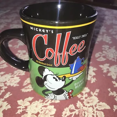 Mickey's Really Swell Coffee Disney Blend Theme Perks Mug Cup Minnie Mouse Green • $21.99