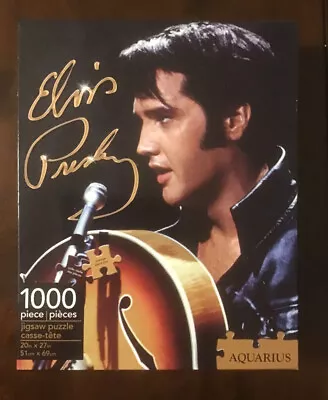 Elvis Presley 1968 Special 1000 Piece Jigsaw Puzzle By Aquarius  Complete • $10