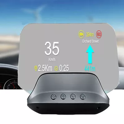 OBD2+GPS Navigation HUD Head Up Display Speed Meter Google Map AI Intelligence • $113.29