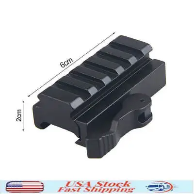 0.5  QD Riser Mount Low Profile Red Dot Sight Riser Mount For Picatinny Rail • $7.99