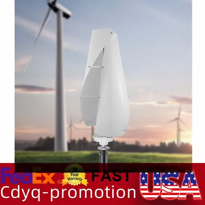 400W Vertical Wind Turbine Roof Garden Helix Wind Power Generator W/ Controller • $209