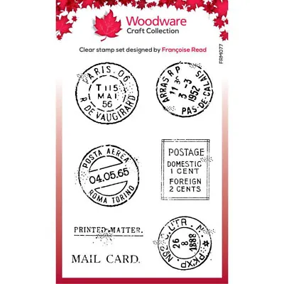 Extra Postmarks Stamp Set - Woodware Clear Stamps • £5.25