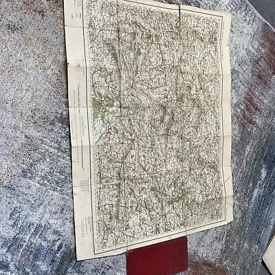 Vintage Map Of Andover  On Linen Revised 1903 • £3