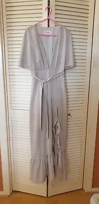 Showpo Beige Maxi Dress Size 8 • $8