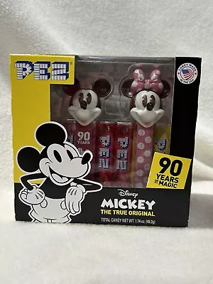 Mickey Birthday 90 Years Of Magic Mickey & Minnie Mouse Disney PEZ Twin Pack • $4.95