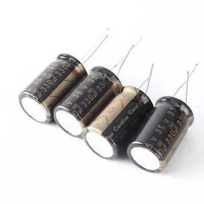 2pcs 330uF 35V Cerafine ELNA ROA Audio Ceramic Capacitors 16x26mm • $3.58