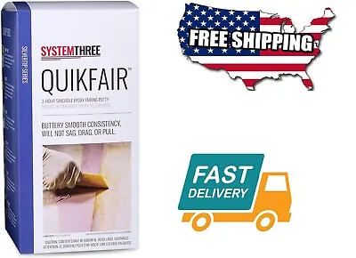 1.5 Quart Kit QuikFair Epoxy Resin Fairing Putty Wood Fiberglass Tan Color • $98