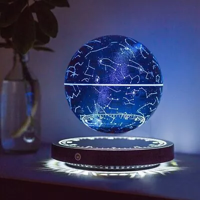 Magnetic Levitation Moon Table Lamp Dimming Bedside Decor Floating Night Lights • £6.90