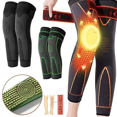 Knee Compression Sleeve Bandage Thigh Scalf Shin Sport Support Brace Leg Warmer~ • $19.09