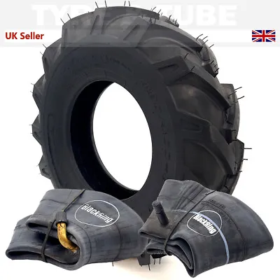 £39.99 • Buy 4.80/4.00-8 Tyre Chevron Tractive Cleated Open Centre Agri Rotavator 4804008 Lug