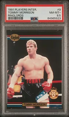 1991 Players International Ringlords #9 Tommy Morrison - PSA 8.5 • $27