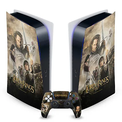 Lotr The Return Of The King Posters Vinyl Skin Sony Ps5 Digital Edition Bundle • £24.95