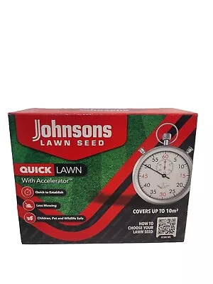 Johnsons Quick Lawn Grass Seed Ryegrass Blend 10sqm Coverage • £9.99