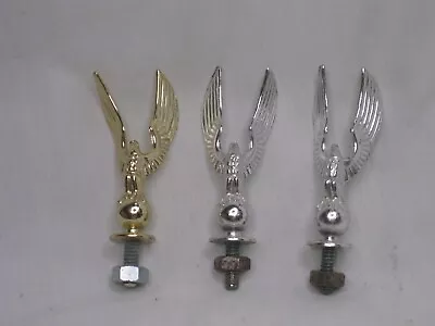 3 Vintage Ornate Metal Eagle Trophy Topper Accent Parts Ornament Birds • $10.20