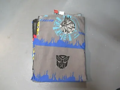 Transformers Twin Bed Sheet Bumble Bee Megatron W/ Transformers Logo • $15