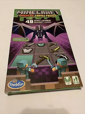 Minecraft Magnetic Travel Puzzle  40 Challenges From Beginner To Expert • $9.99