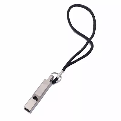 Titanium Alloy SOS Whistle Keychain Training Whistle Outdoor Survival EDC Tool • $17.99