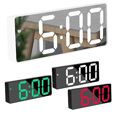 $11.99 • Buy Bedside Digital Clock LED Display Desk Table Time Temperature Alarm Fashion Deco