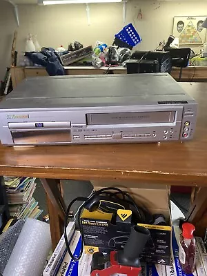 Emerson EWD2202 DVD VCR Combo Player Tested And Working • $30