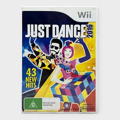 Just Dance 2016 (PAL) For Nintendo Wii & Wii U - Complete W Manual (43 New Hits) • $17.09