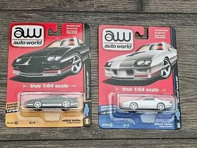 Auto World 1984 Ford Mustang SVO Special Edition 1 Of 1248 RARE!! SILVER & BLACK • $49.99