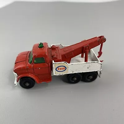 1968 Vintage Ford HEAVY WRECK TRUCK Esso Matchbox Lesney No 71 England • $14.87