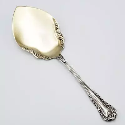Antique Gilded Sterling Pie Knife Server Dominick & Haff Acanthus 1897 No Mono • $150