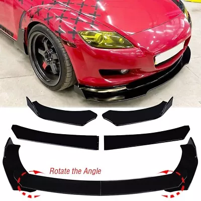 Front Bumper Lip Spoiler Splitter Accessories Parts For Mazda RX-7 MX-3 MX-6 • $72.99