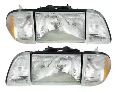 1987-1993 Ford Mustang GT LX 12 Piece Stock Headlights W/ Mounting Upgrade Kit  • $184.95