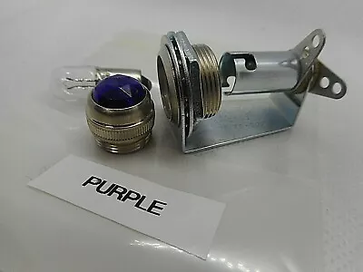 Tube Amp Vintage Style Pilot Light Assembly W/Purple Jewel & #47 Bulb- USA Made • $7.99