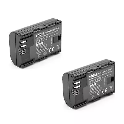 2x Battery For Canon Battery Grip BG-E7 BG-9 BG-E6 BG-E13 BG-E14 1300mAh • £41.59