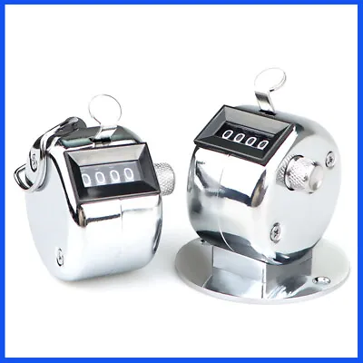 High Quality Tally Counter 4 Digit Number Clicker Hand Held Manual Convenient • $48.96
